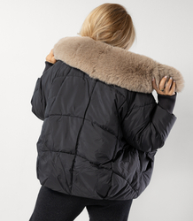 IRMA winter bomber jacket with detachable sheepskin jacket