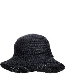 Braided straw hat BUCKET HAT