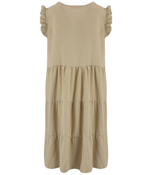 Lovely, loose, oversize midi summer dress with ruffles, IZABELL