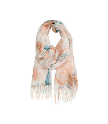 Women's floral pattern scarf 180x70