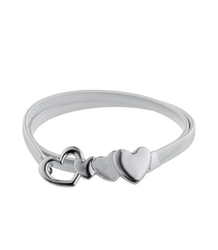 Women's decorative belt for dress with hearts