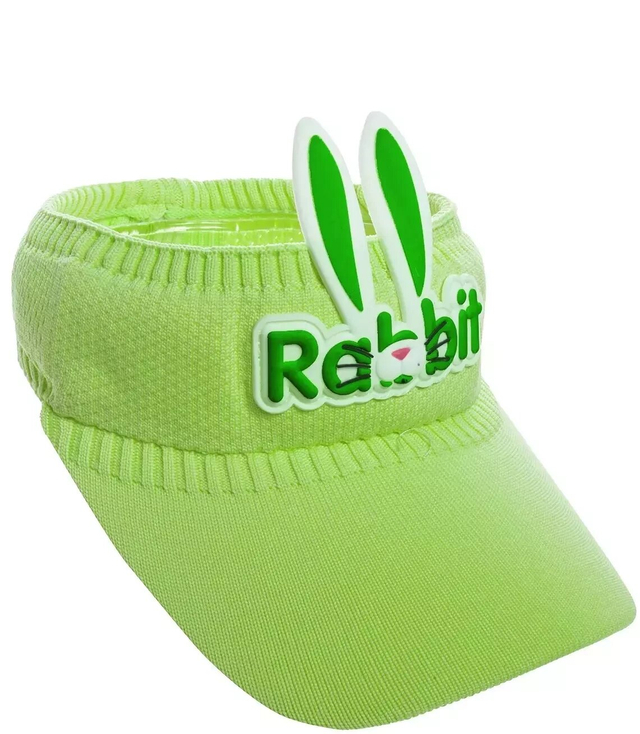 Children's visor with bunny and ears