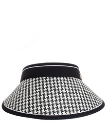 Large sporty woven sun visor