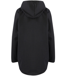 One-color basic women's thin sweatshirt with hood ZEFIRA