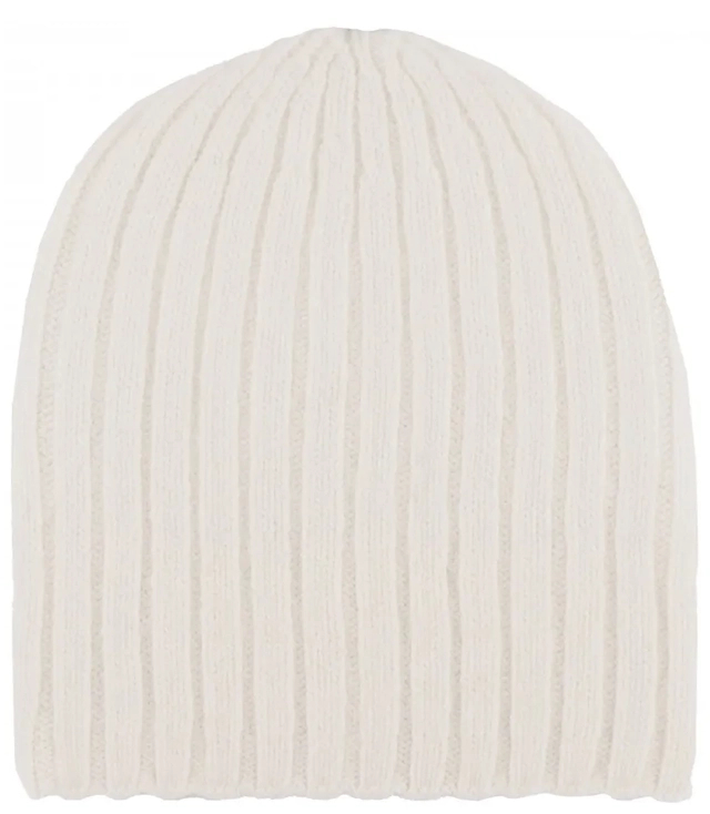 Warm ribbed beanie women's BEANIE winter autumn single color hat