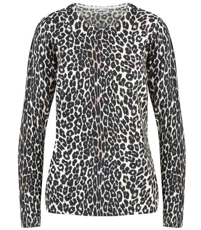Classic women's leopard sweater VALERIA