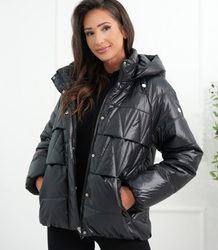 Women's insulated bomber jacket with quilting JAGNA