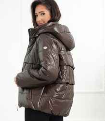 Women's insulated bomber jacket with quilting JAGNA