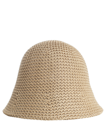 Braided straw hat BUCKET HAT