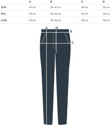 Wide women's pants with darts viscose and linen ANISA