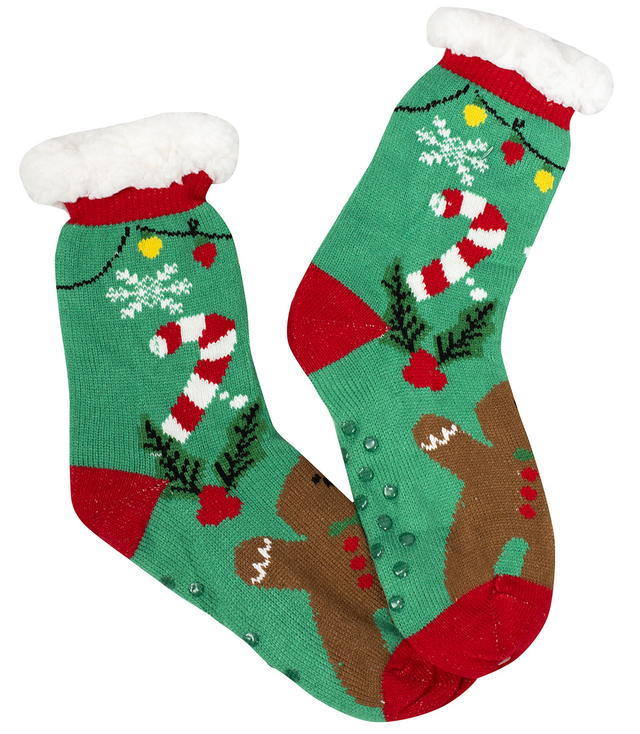 Christmas socks insulated anti-slip socks Gift MIKOLAJ 