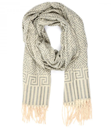 Warm Aztec pattern scarf elegant stylish 190x65 cm