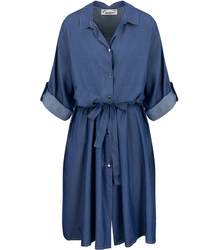 Jeans midi shirtdress tunic dress