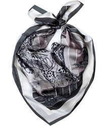 Veil delicate elegant scarf decorated with a beautiful pattern