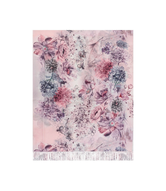 Women's floral pattern scarf 180x70