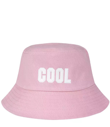 BUCKET HAT hat with COOL lettering