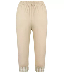 3/4 stripe thin elasticated trousers