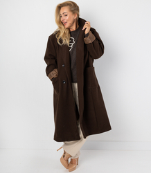 Women's long loose oversized coat CINDY