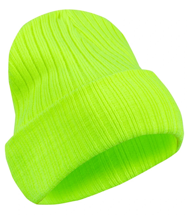 Czapka unisex Uniwersalna Beanie prażkowana dzianina