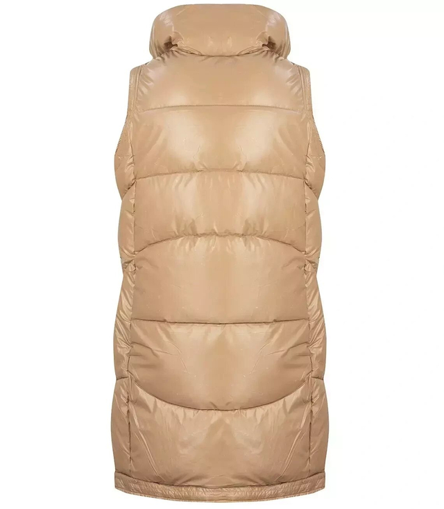 Women's Long Sleeveless Vest Pockets