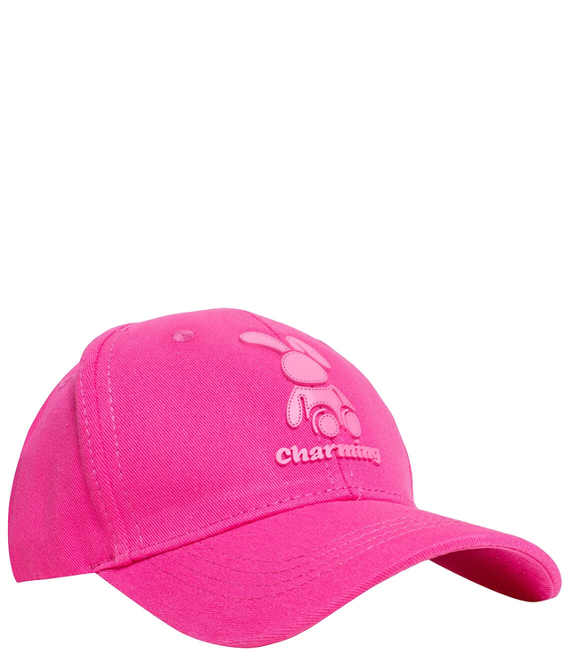 Children's baseball cap decorated with a bunny patch