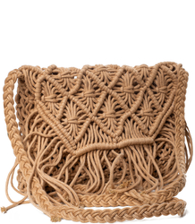 Summer small macramé boho shoulder bag 