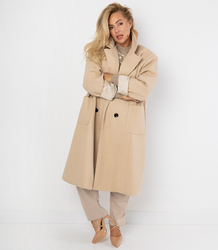 Women's long loose oversized coat CINDY