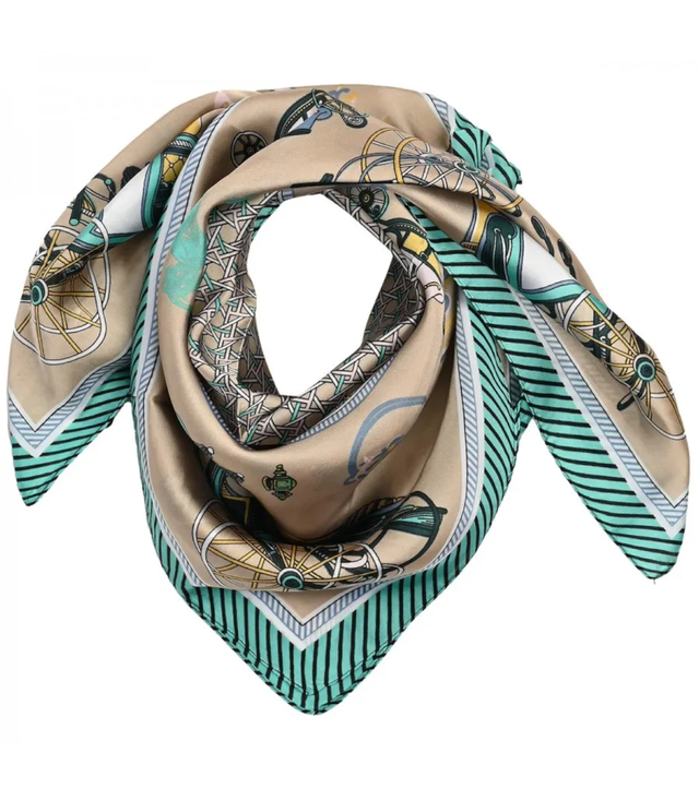 Stylish Elegant Scarf Mix of beautiful patterns 70x70 cm