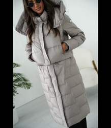 Quilted 2-in-1 Insulated coat Can be worn as a jacket 