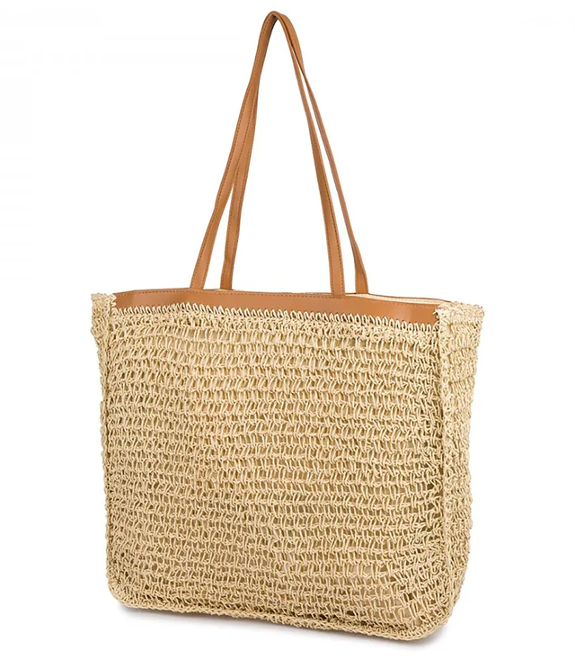 PARIS MILANO plaid shopper bag