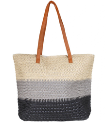 Mega large summer beach bag, braided, 3 colors