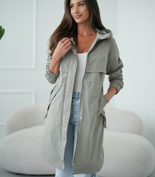 Women's trench coat transitional parka VICTORIA