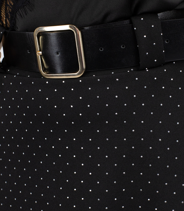 Stylowa spódnica maxi z cekinami elegancka