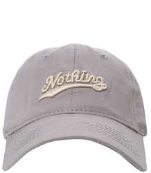 Unisex baseball cap with NOTHING embroidery