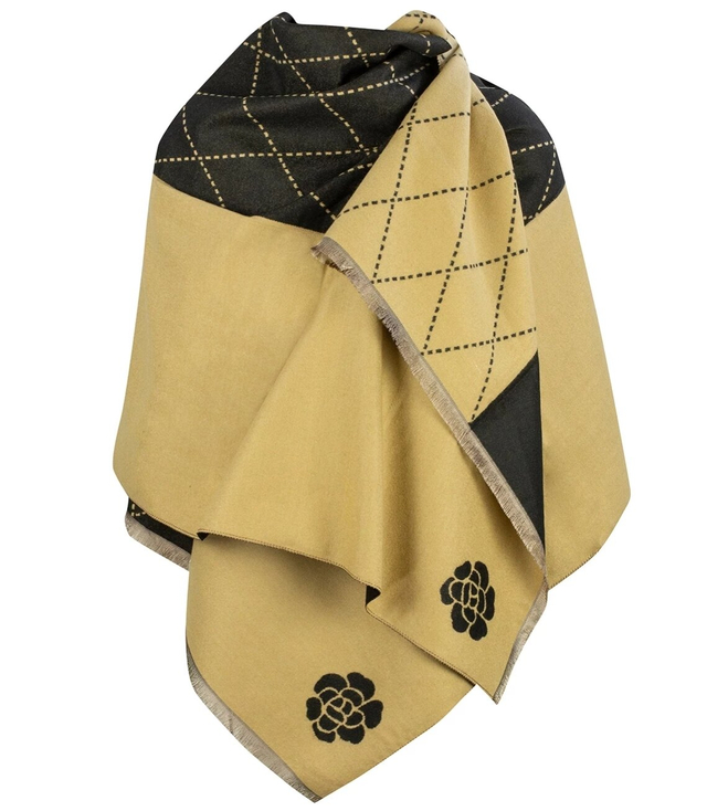 Fashionable shawl scarf scarf two-color ROMBY