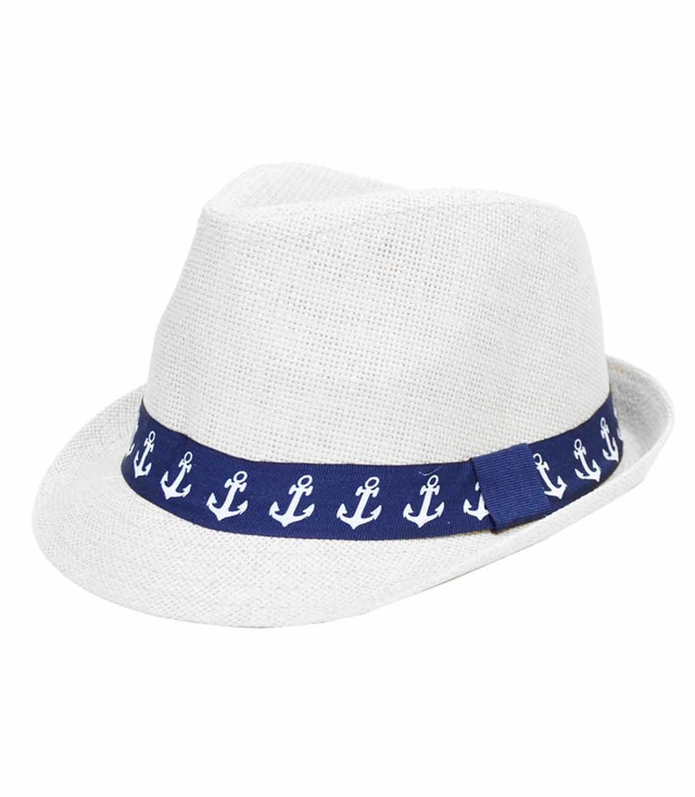 Super children's anchor straw hat