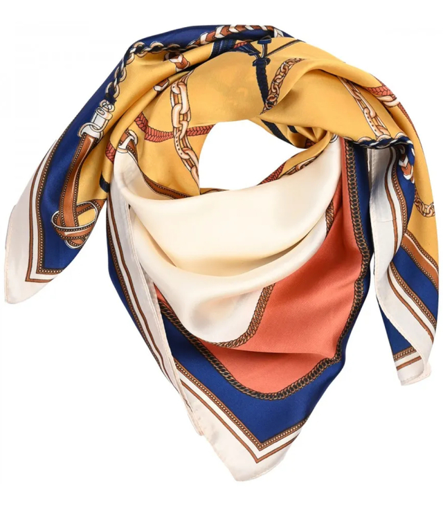 Stylish Elegant Scarf Mix of beautiful patterns 70x70 cm