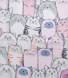 Delicate scarf shawl cats cats warm