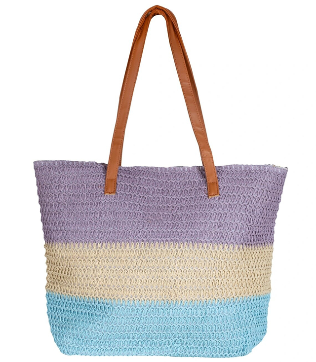 Mega large summer beach bag, braided, 3 colors