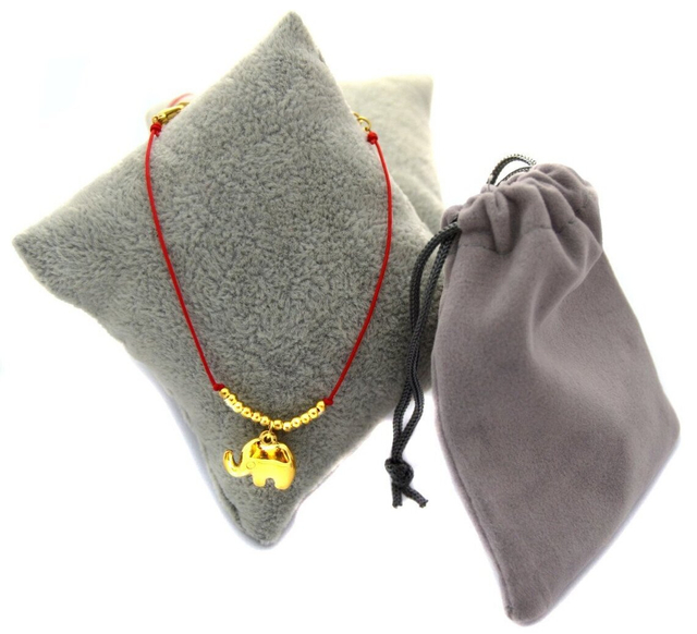 ELEPHANT red lucky bracelet