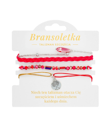 Bransoletki 3w1 TALIZMAN SZCZĘŚCIA z zawieszką