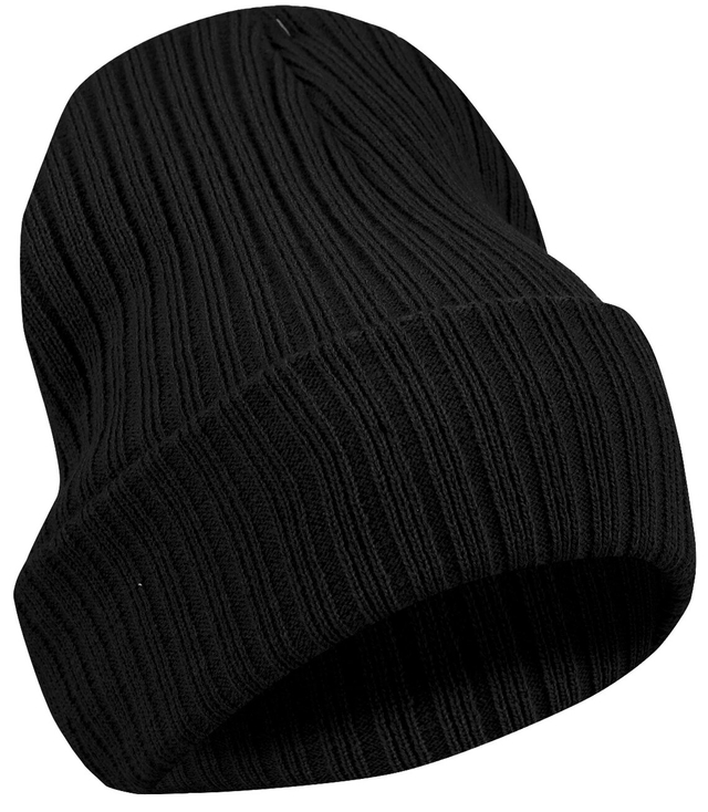 Czapka unisex Uniwersalna Beanie prażkowana dzianina