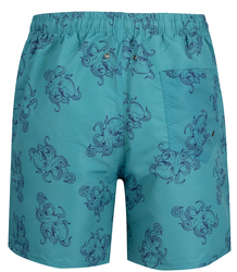 Swimming shorts with nautical print all over patterns