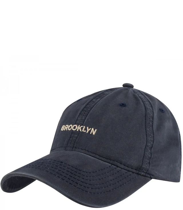 Czapka z daszkiem bawełniana regulowana unisex haft BROOKLYN