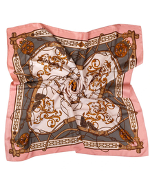 Sling delicate elegant scarf decorated with a beautiful pattern