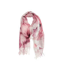 Women's floral pattern scarf 180x70