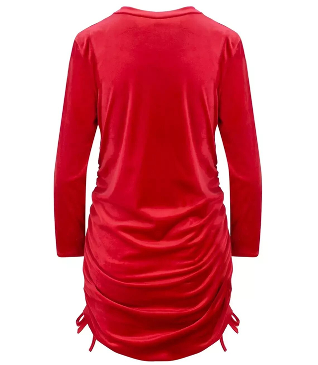 SEXY crinkled velor mini dress