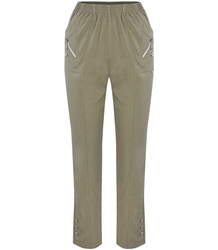 Comfortable elastic pants with an elastic band