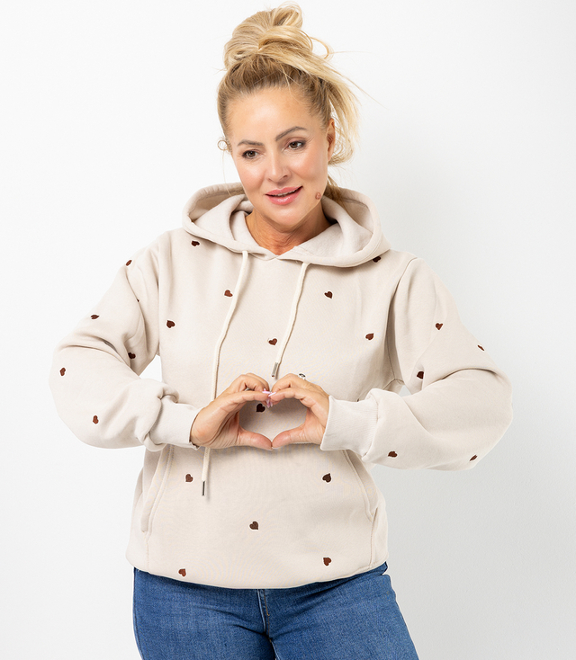 Cute hoodie kangaroo hoodie VALENTINE