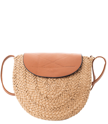 Summer semicircular bag shoulder bag with flap